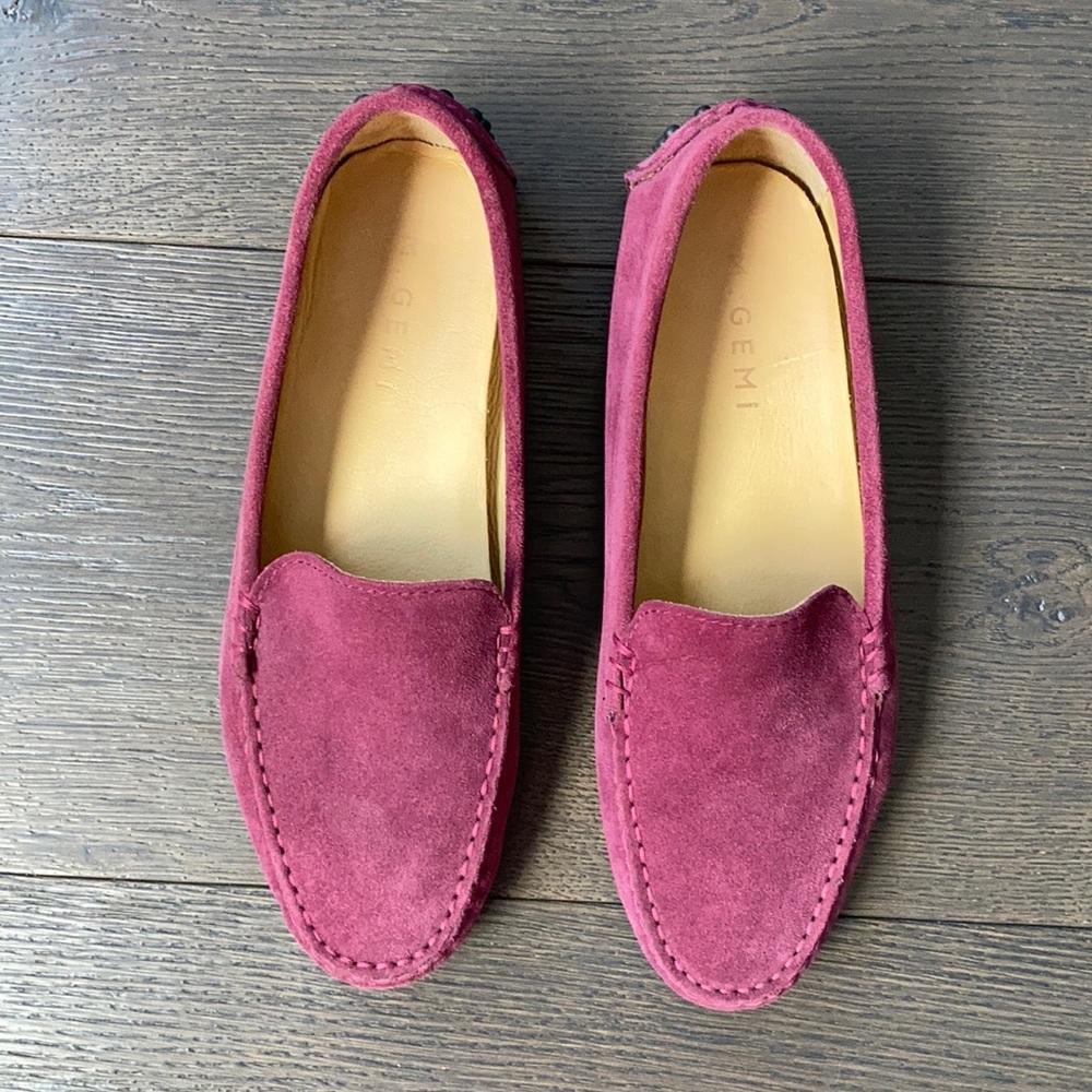 M.Gemi Felize Driving Moccasins Suede Loafers